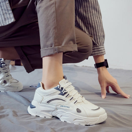 Casual Sports Dad Trendy Shoes Trendy Men's Shoes Versatile Board Shoes with Velvet Warm Cotton Shoes