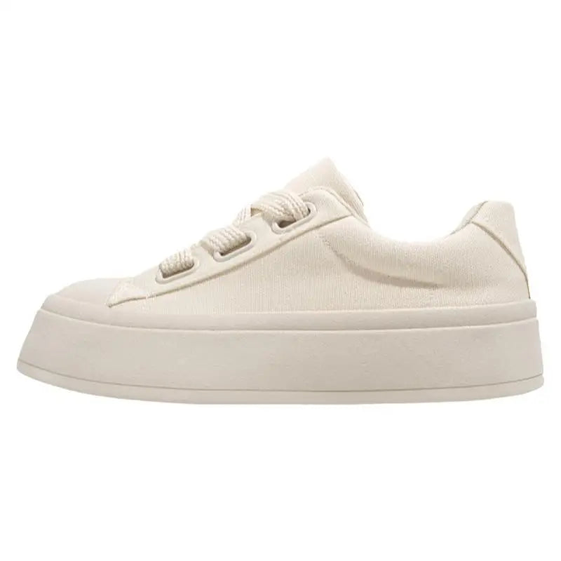 White shoes for women, summer new women's shoes, niche casual board shoes, versatile student canvas shoes, Instagram trendy