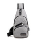 Male Shoulder Bags USB Charging Crossbody Bags Men Anti Theft Chest Bag School Summer Short Trip Messengers Bag