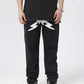 American high street pentagram printed jeans men fashion brand street loose wide leg casual straight trousers