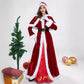 Christmas Queen Long Dress Christmas Costume