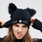 cat ears woolen winter caps