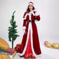 Christmas Queen Long Dress Christmas Costume