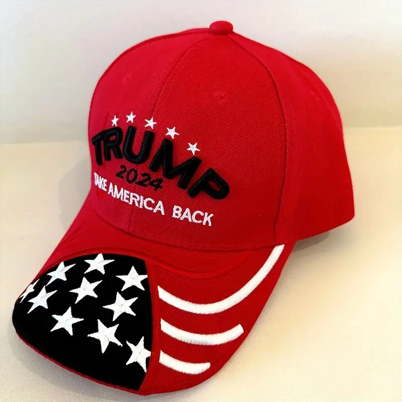 American embroidered baseball cap Trump peaked cap sun protection sun hat couple style sports cap