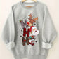 Festive Christmas Sweatshirt for Women, Plus Size Casual