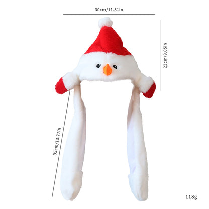 Funny Animated Cartoon Inflatable Christmas Hat Christmas Decoration, Holiday Gift