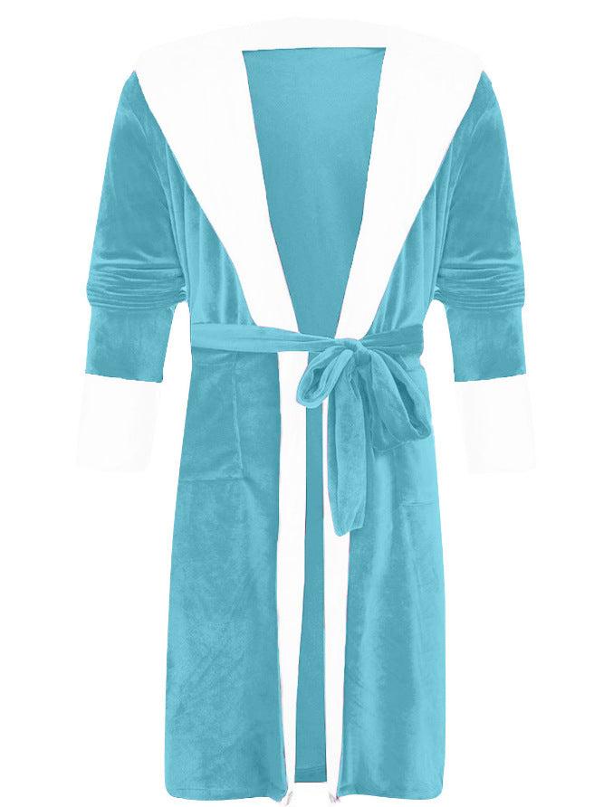 Ms Xiangses Lapel Nightgown And Loungewear For Fall And Winter