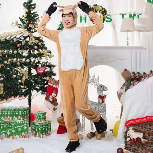 Elk Christmas costume Christmas deer Christmas costume