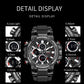 SMEAL 1803 Men Sport Watches Digital Double Time Chronograph Watch Mens LED Chronometre Week Display Wristwatches montre homme Hour