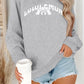 Letter printed long sleeved hoodie