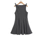 Fashion casual shoulder bow sleeveless dress for women