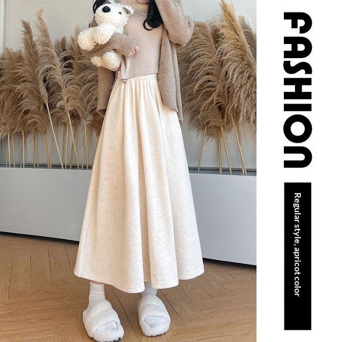 Mid Length Loose Fitting Womens Skirt