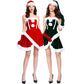 Strapless Christmas costume performance costume