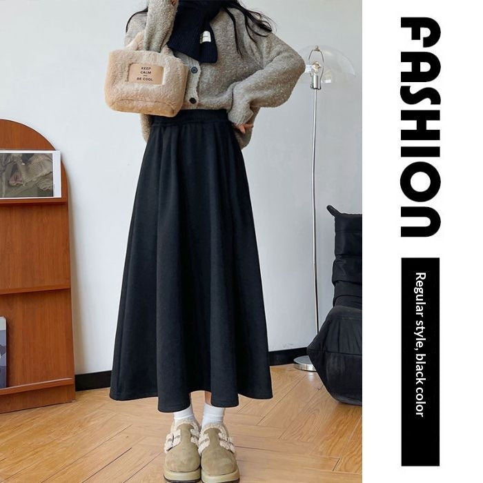 Mid Length Loose Fitting Womens Skirt