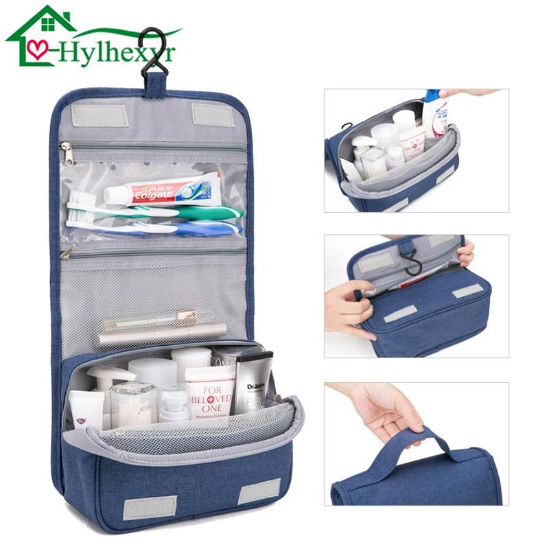 fashion Travel Nylon cosmetics bags water-proof beauty Women makeup bags bathroom organizer of portable bath hook washing up bag