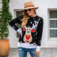 Christmas Deer Jacquard Women's Sweater