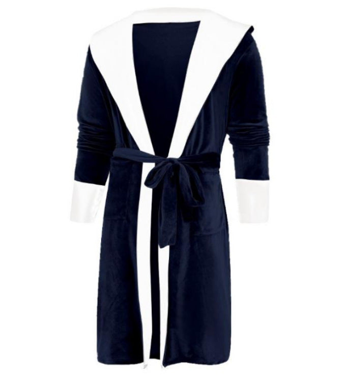 Ms Xiangses Lapel Nightgown And Loungewear For Fall And Winter