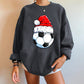 Christmas football element printed Christmas hoodie