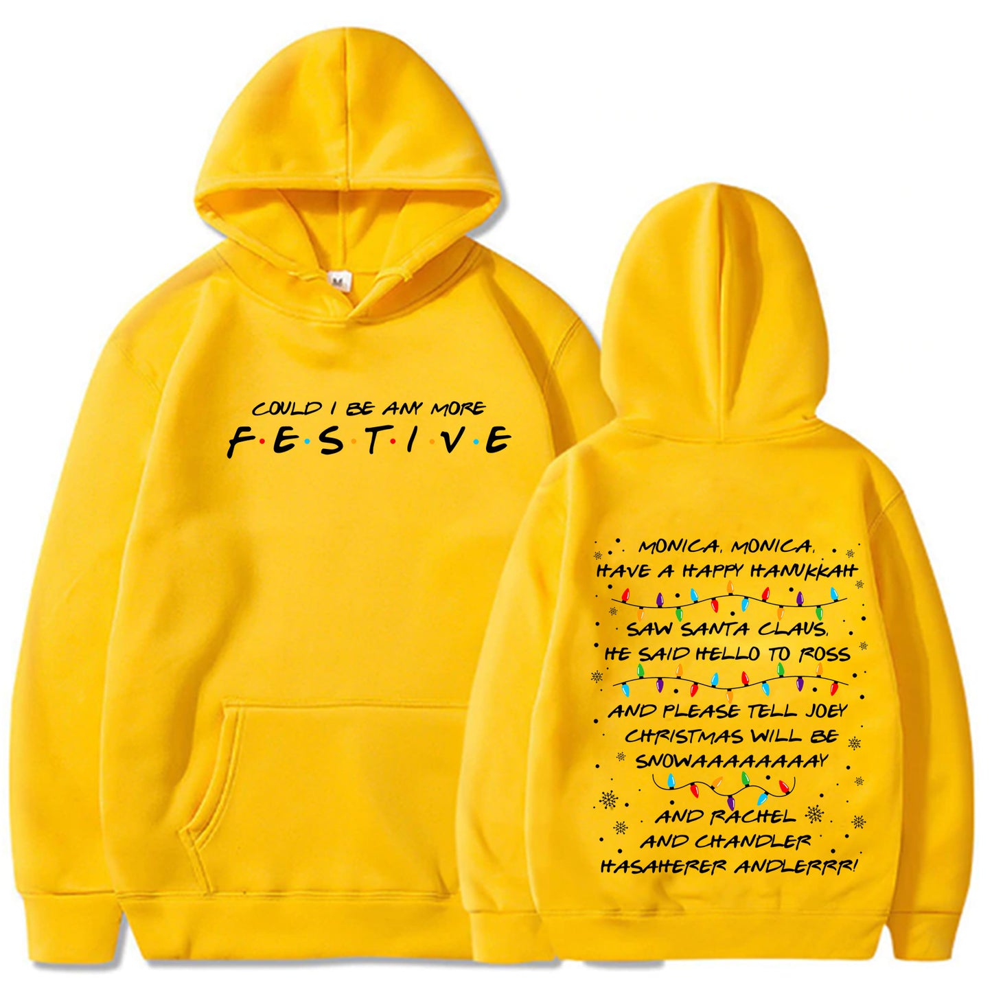 Festive Friends Series Hoodie Christmas Sweatshirt