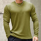 Fashion Knit Long Sleeve Top for Men  Autumn/Winter Casual Sweater