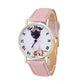 Women Cartoon Cute Dog Quartz Wrist Watches