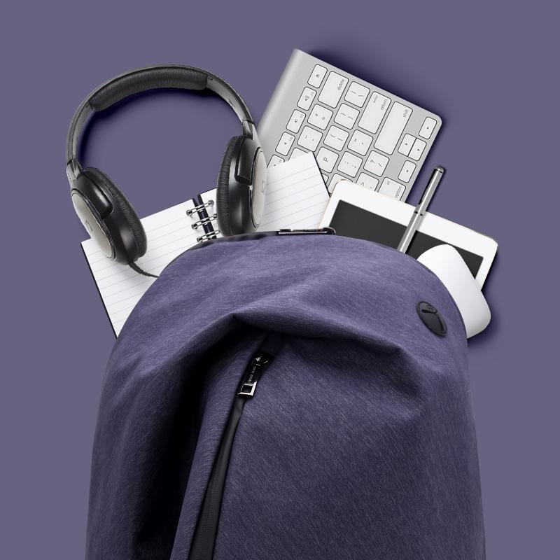 ARCTIC HUNTER Vintage design Casual three uses Crossbody Bags USB Charger Male Chest shoulder for men