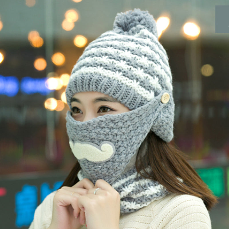 New Winter Women's Caps Funny Knitted Hat