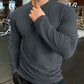 Fashion Knit Long Sleeve Top for Men  Autumn/Winter Casual Sweater