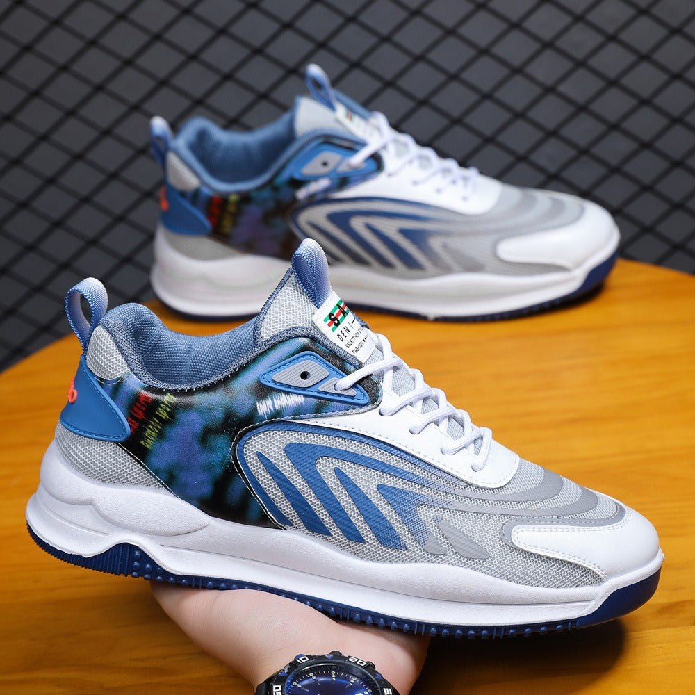 Men's Shoes New Breathable Running Shoes Student Running Casual Shoes Korean Fashion Men's Sports Shoes