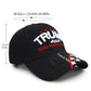 American embroidered baseball cap Trump peaked cap sun protection sun hat couple style sports cap