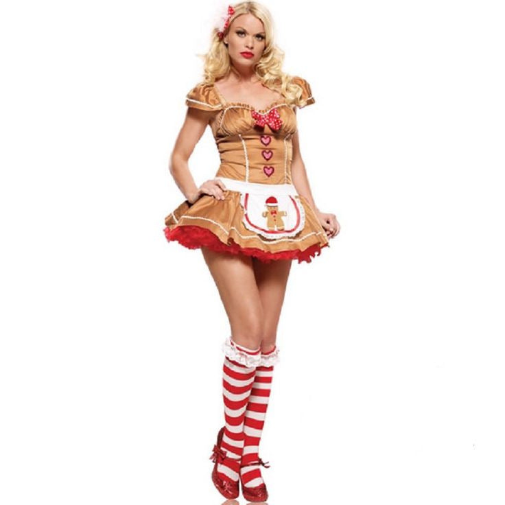 Christmas High-Waisted Christmas Outfit Heart-Shaped Christmas Performance Costume
