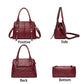 New Retro Fashion High Quality Leather Women's Handbags Large Capacity Messenger Bags Ladies Casual Simple Messenger Bags
