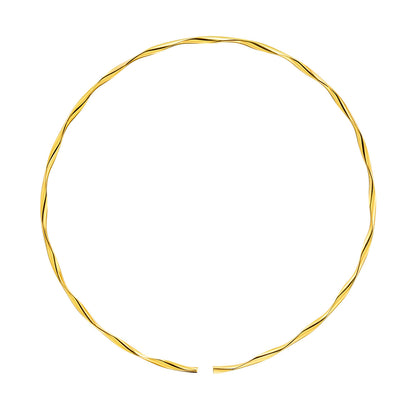 Necklaces Women's Collar Gold Fashion Personality Fried Dough Twists Jewelry