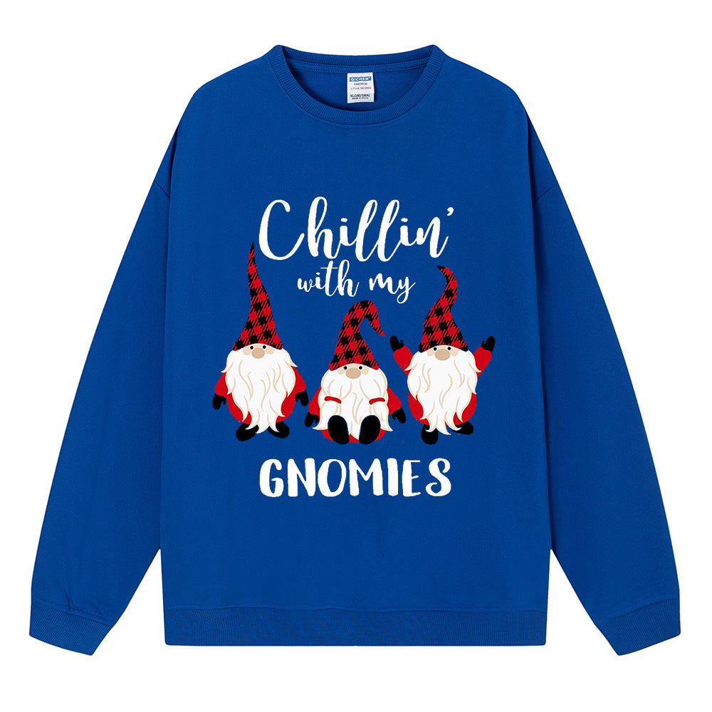 Christmas hoodie Christmas three little people print