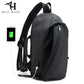 ARCTIC HUNTER Vintage design Casual three uses Crossbody Bags USB Charger Male Chest shoulder for men