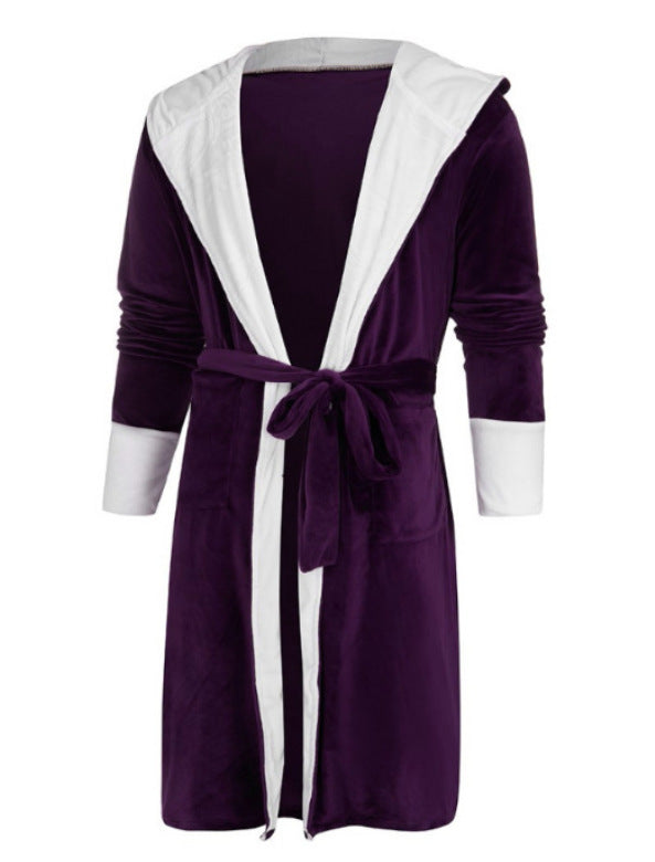 Ms Xiangses Lapel Nightgown And Loungewear For Fall And Winter