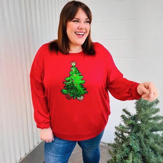 Casual Loose Sweatshirt for Women Holiday Fashion