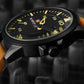 NAVIFORCE Men's Leather Army Military Quartz Watches