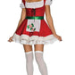 Christmas High-Waisted Christmas Outfit Heart-Shaped Christmas Performance Costume