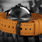 NAVIFORCE Men's Leather Army Military Quartz Watches