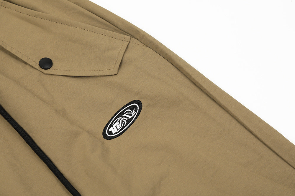 Fashion Pleated Paratrooper Overalls Men