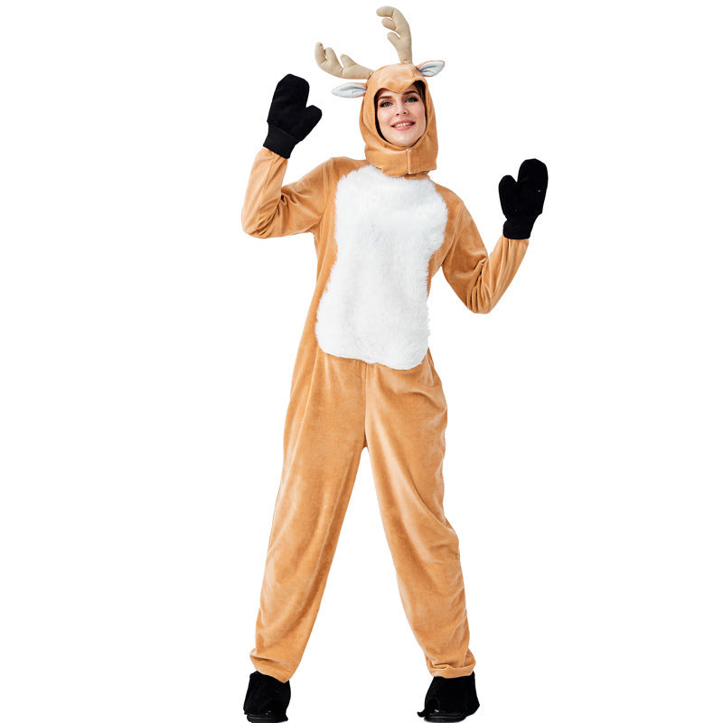 Elk Christmas costume Christmas deer Christmas costume
