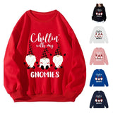 Christmas hoodie Christmas three little people print