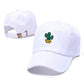 Cute Plant Embroidered Cap Cactus Embroidered Cap Outdoor Embroidered Curved Brim Cap Washed Soft Cap