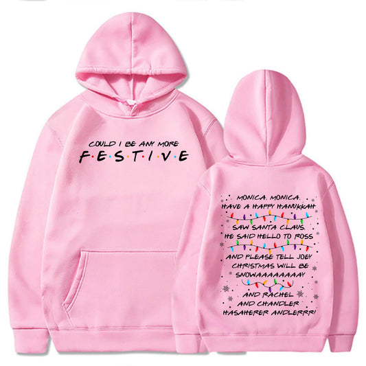 Festive Friends Series Hoodie Christmas Sweatshirt
