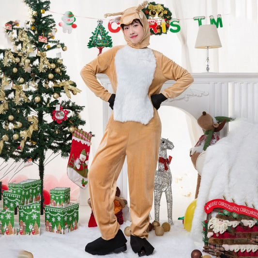Elk Christmas costume Christmas deer Christmas costume