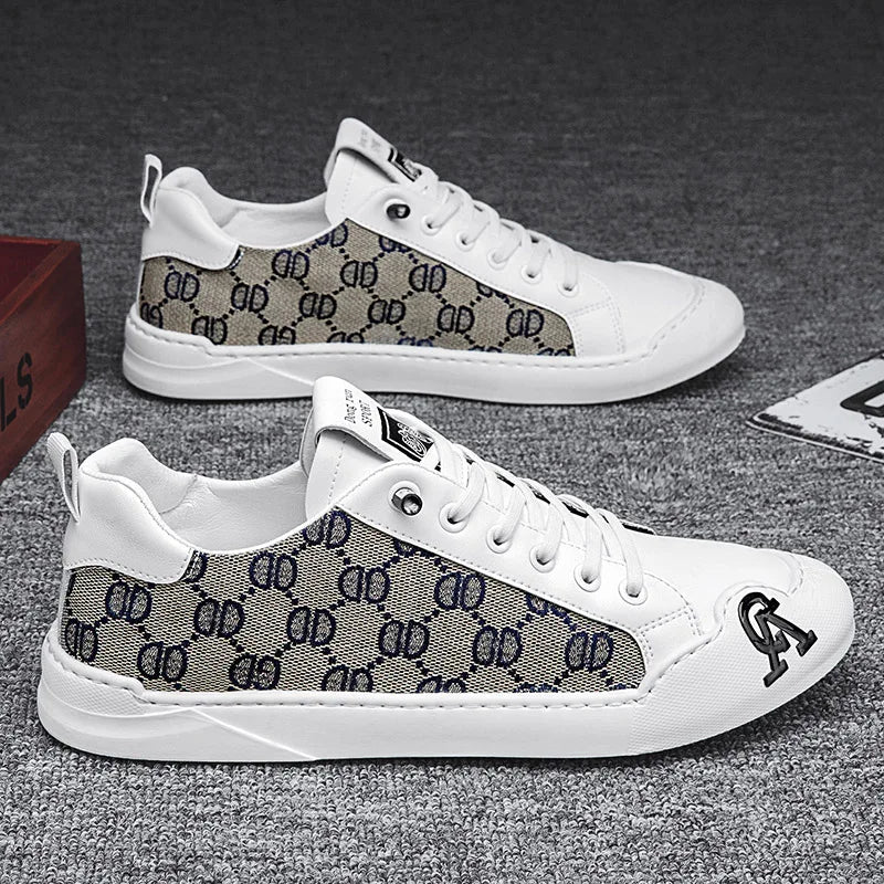 Men's shoes new summer trend casual board shoes versatile breathable thin youth white shoes, one foot canvas trendy shoes