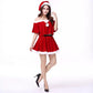 Christmas costume Winter women's red Christmas costume stage performance costume