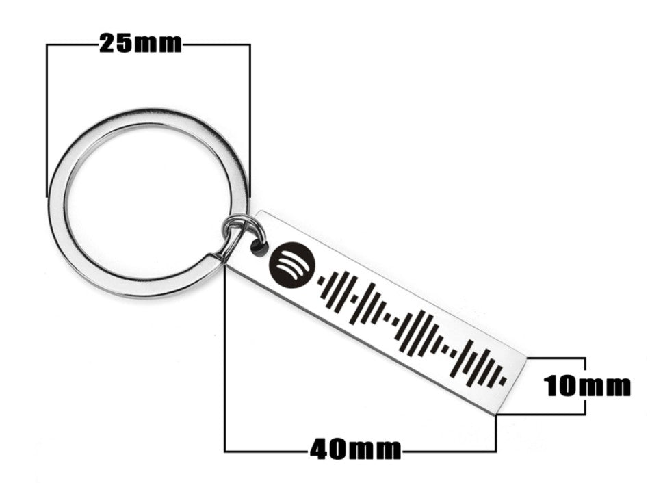 Men Stainless Steel Keyring Jewelry