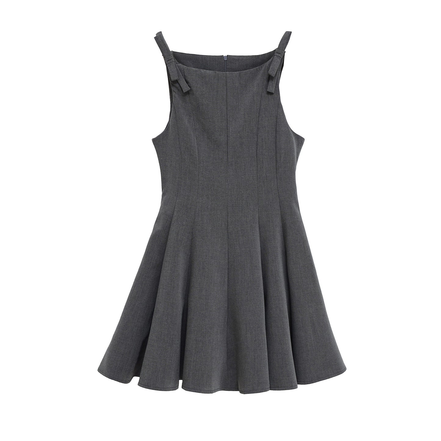 Fashion casual shoulder bow sleeveless dress for women